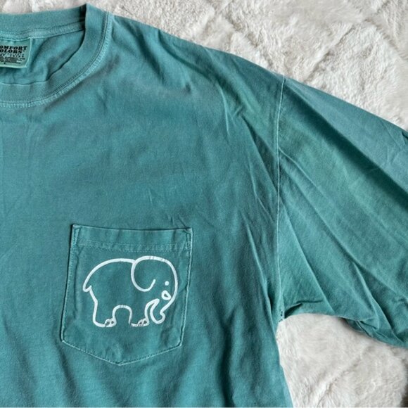 Ivory Ella | Pocketed Seafoam Aztec Print Long Sleeve Tee | Size Large - Picture 9 of 12